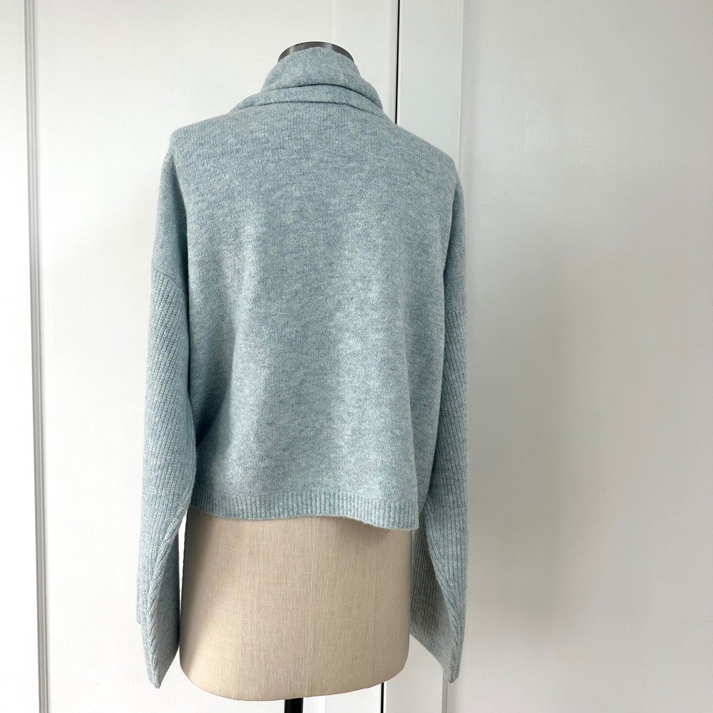 By Anthropologie Mariel Open-Front‎ Cardigan Sweater Light Blue NWT - Picture 6 of 8